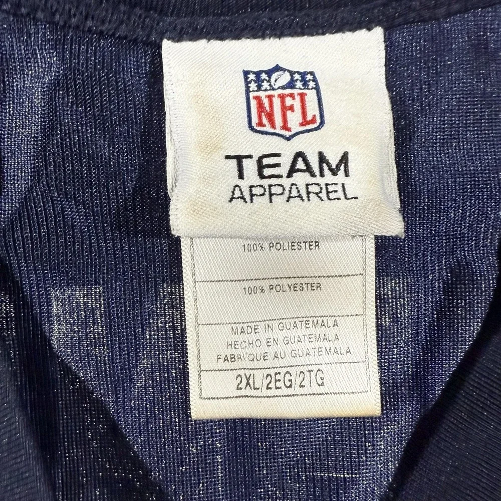 Houston Texans Jersey Mens 2XL Blue NFL Andre Johnson 80 NFL Team Apparel